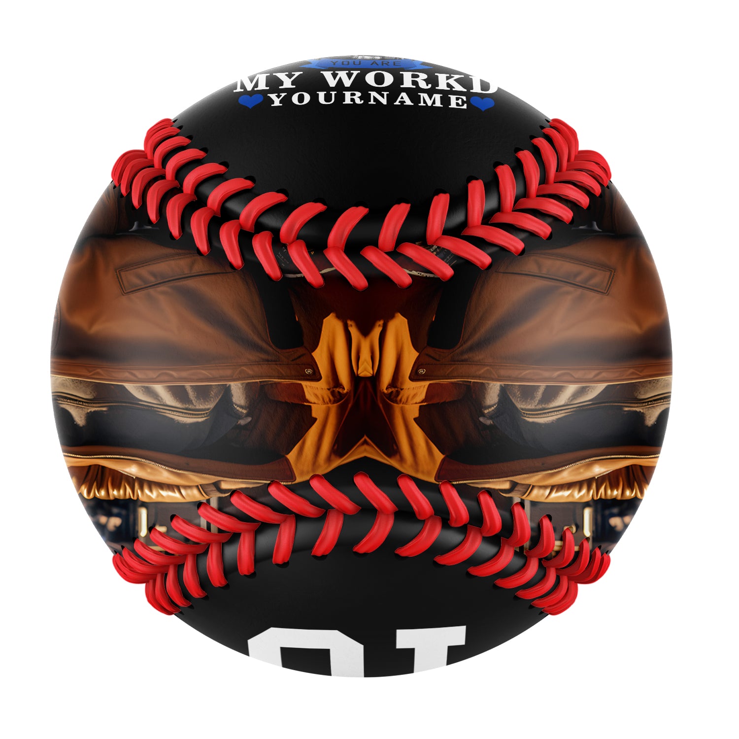Personalized Black Truck Photo Baseballs
