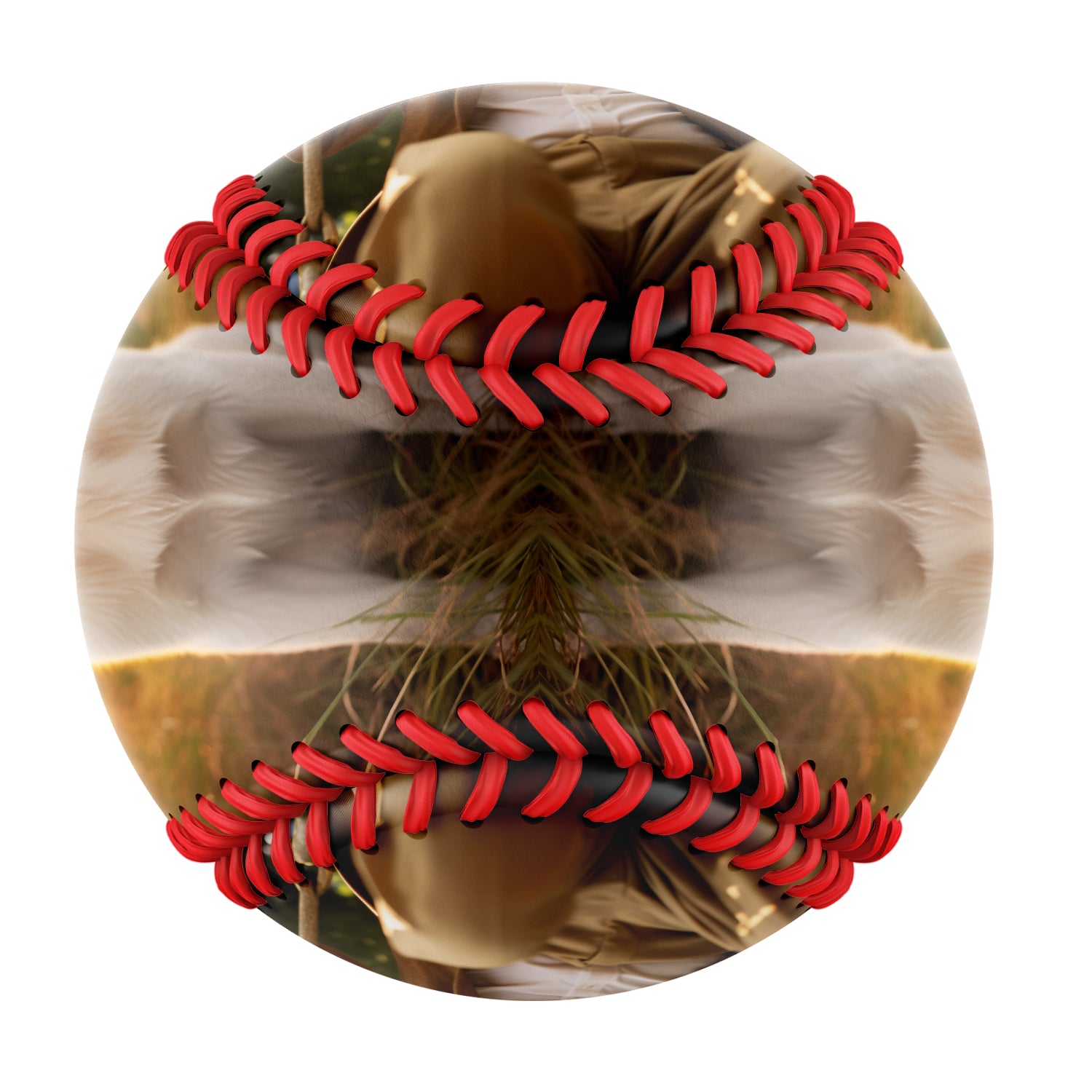 Personalized Pet Dog and Owner Photo Baseballs