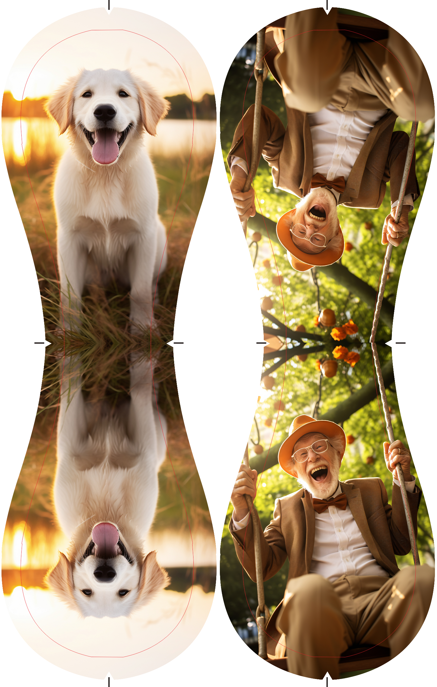 Personalized Pet Dog and Owner Photo Baseballs