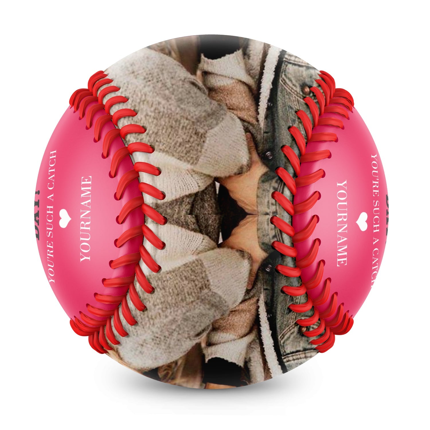 Valentine Photo Boyfriend Baseballs