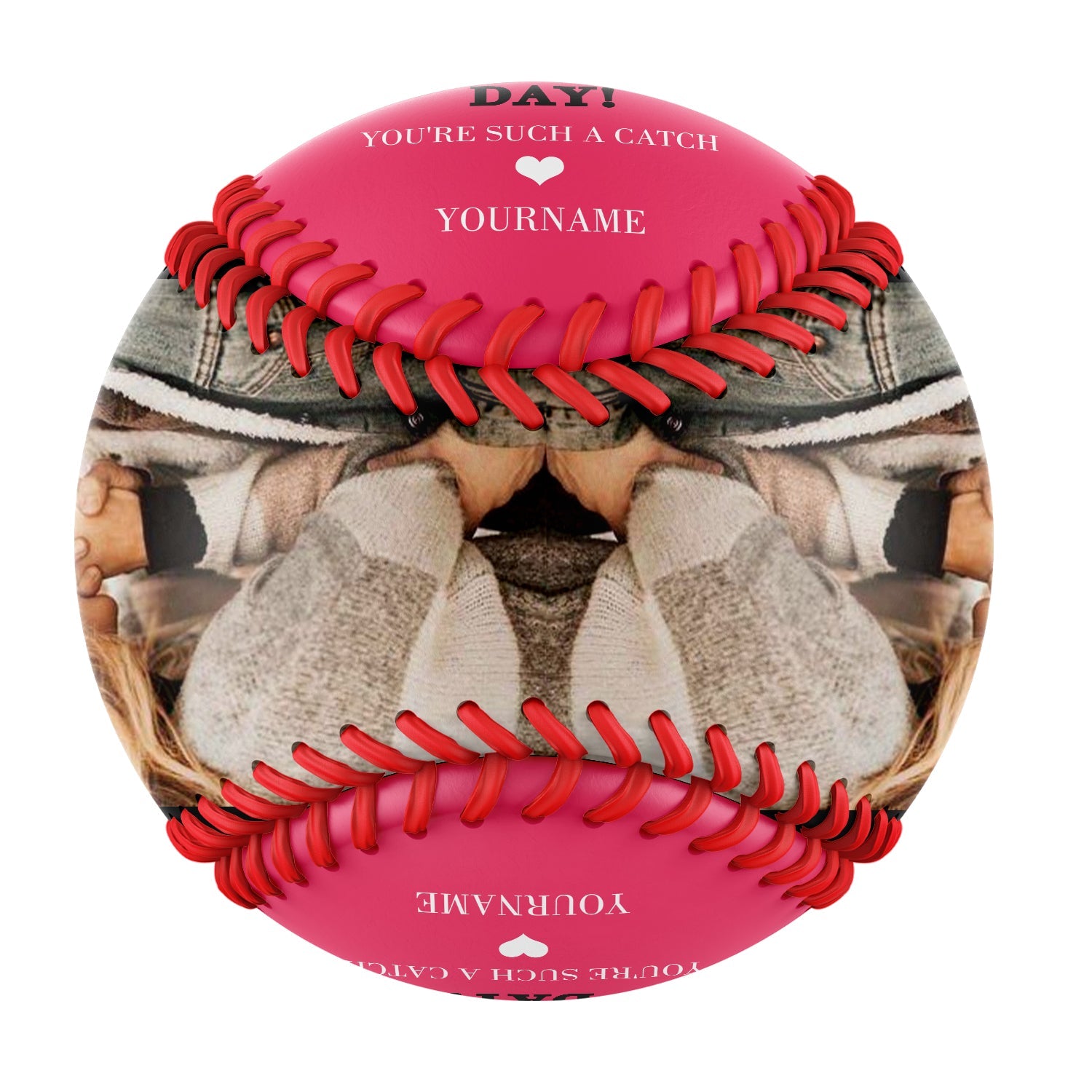 Valentine Photo Boyfriend Baseballs