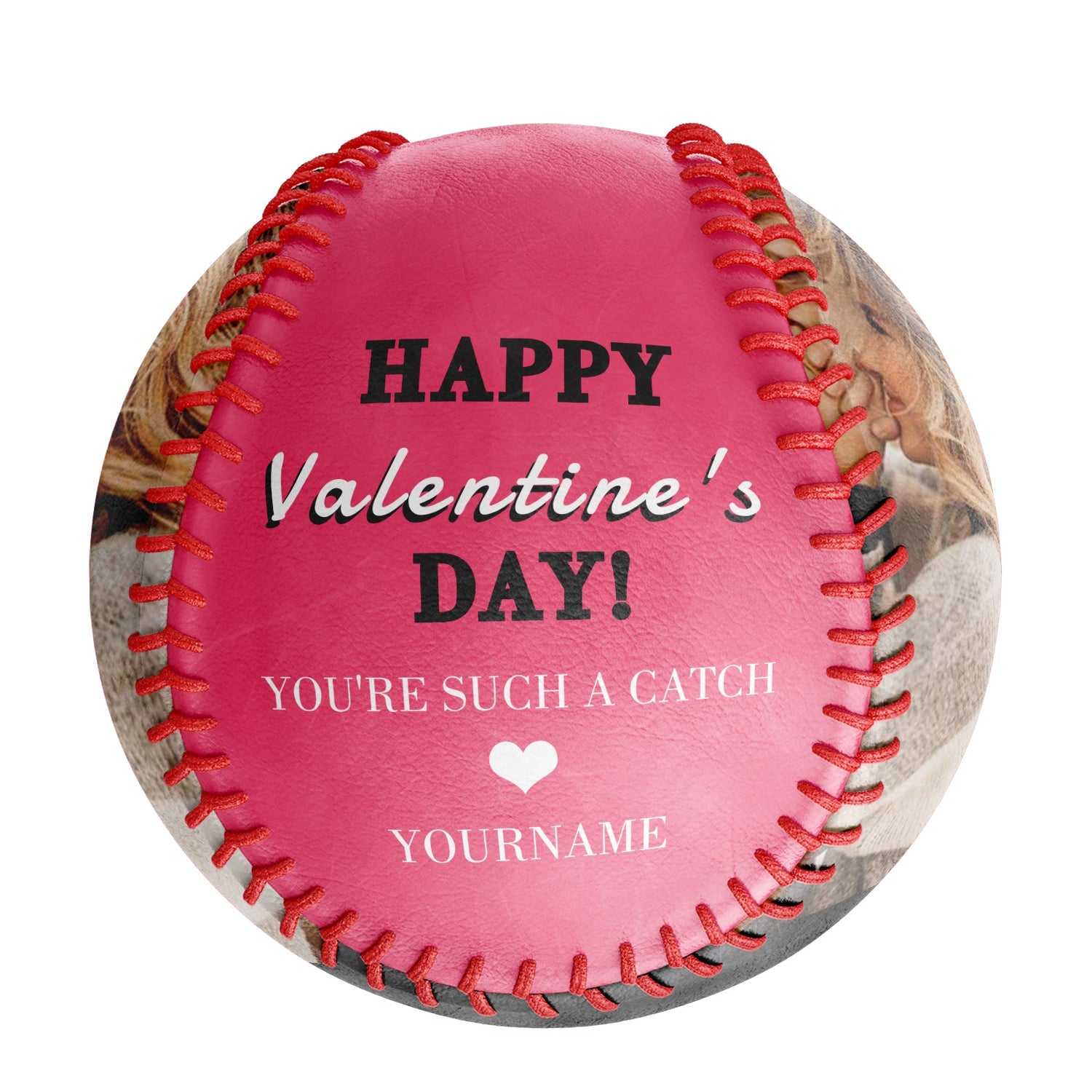 Valentine Photo Boyfriend Baseballs