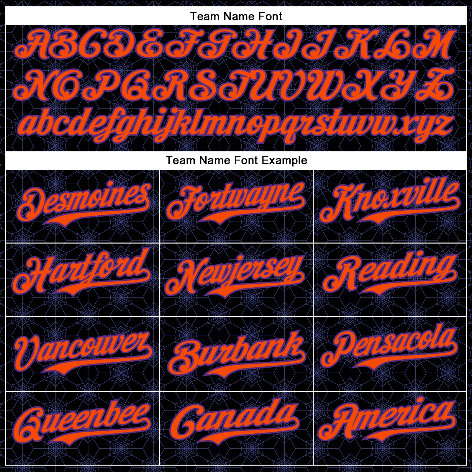Custom Black Orange-Purple 3D Halloween Spider Net Party Costume Ideas Authentic Baseball Jersey