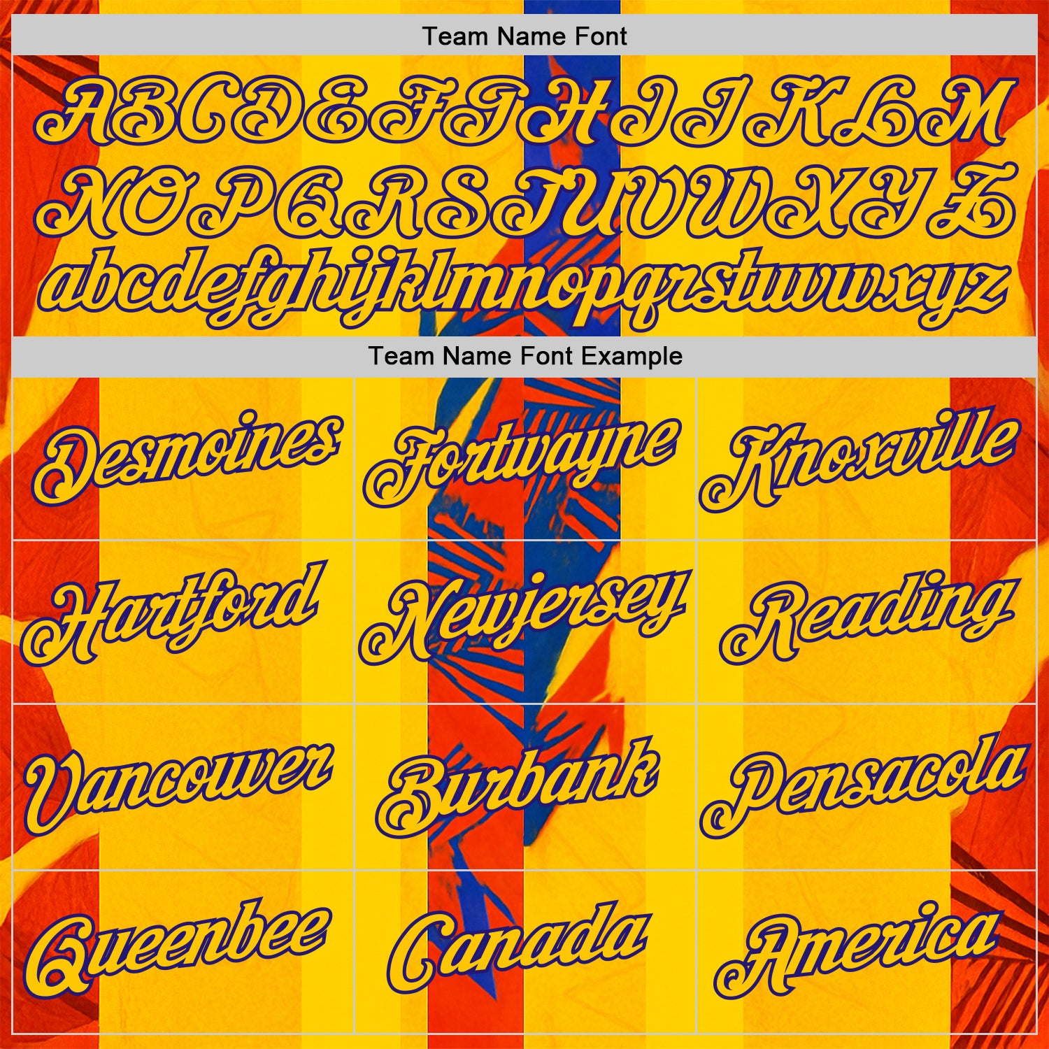 Custom Yellow Red-Dark Purple 3D Pattern Design Color Block Stripe Sport Wear Performance T-Shirt