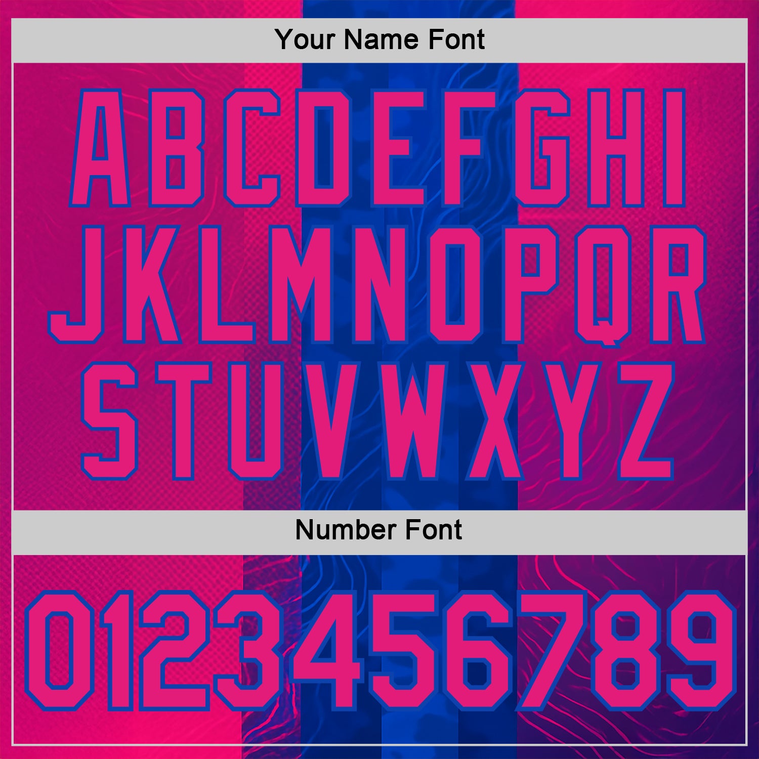 Custom Blue Hot Pink Red-Thunder Blue 3D Pattern Design Neon Stripe Sport Wear Performance T-Shirt