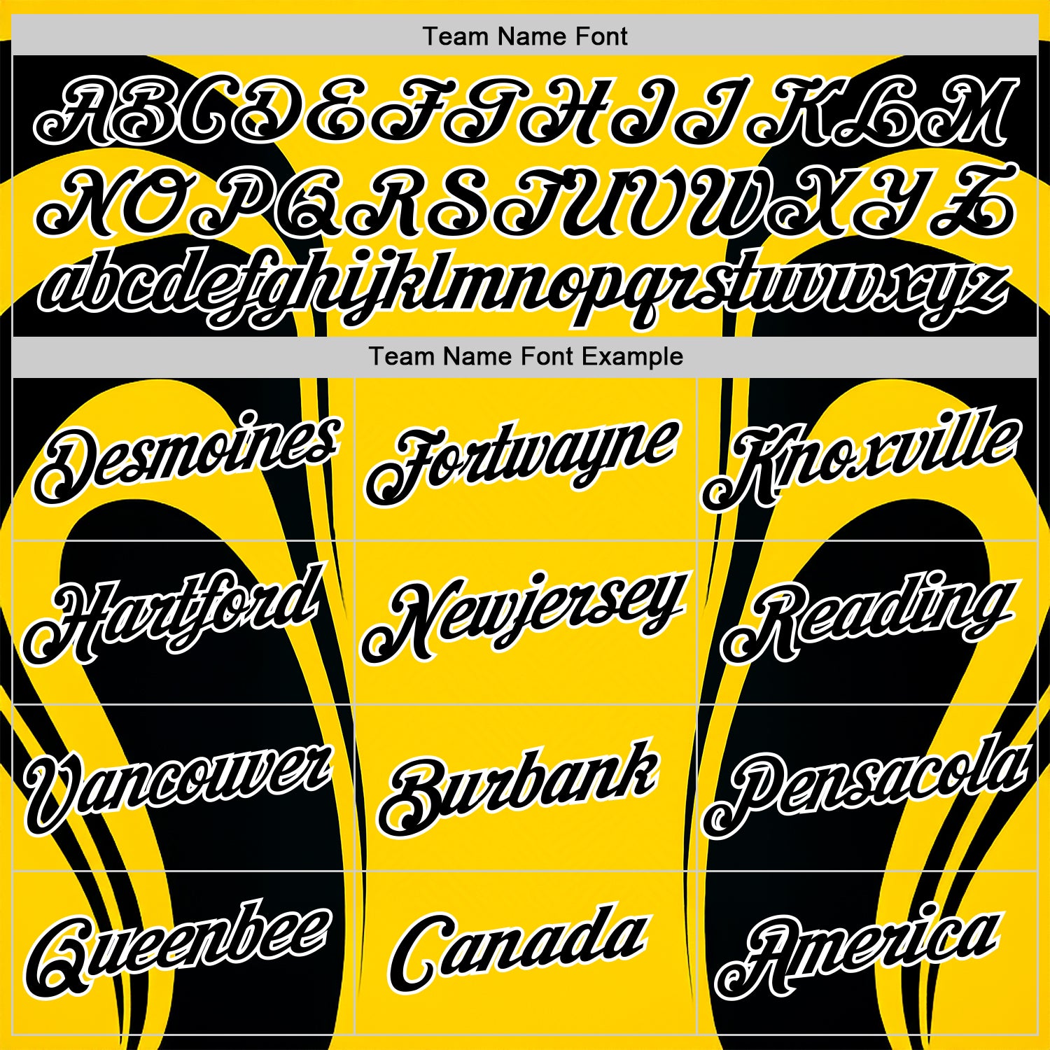 Custom Yellow Black-White 3D Pattern Design Germany Color Block Sport Wear Performance T-Shirt