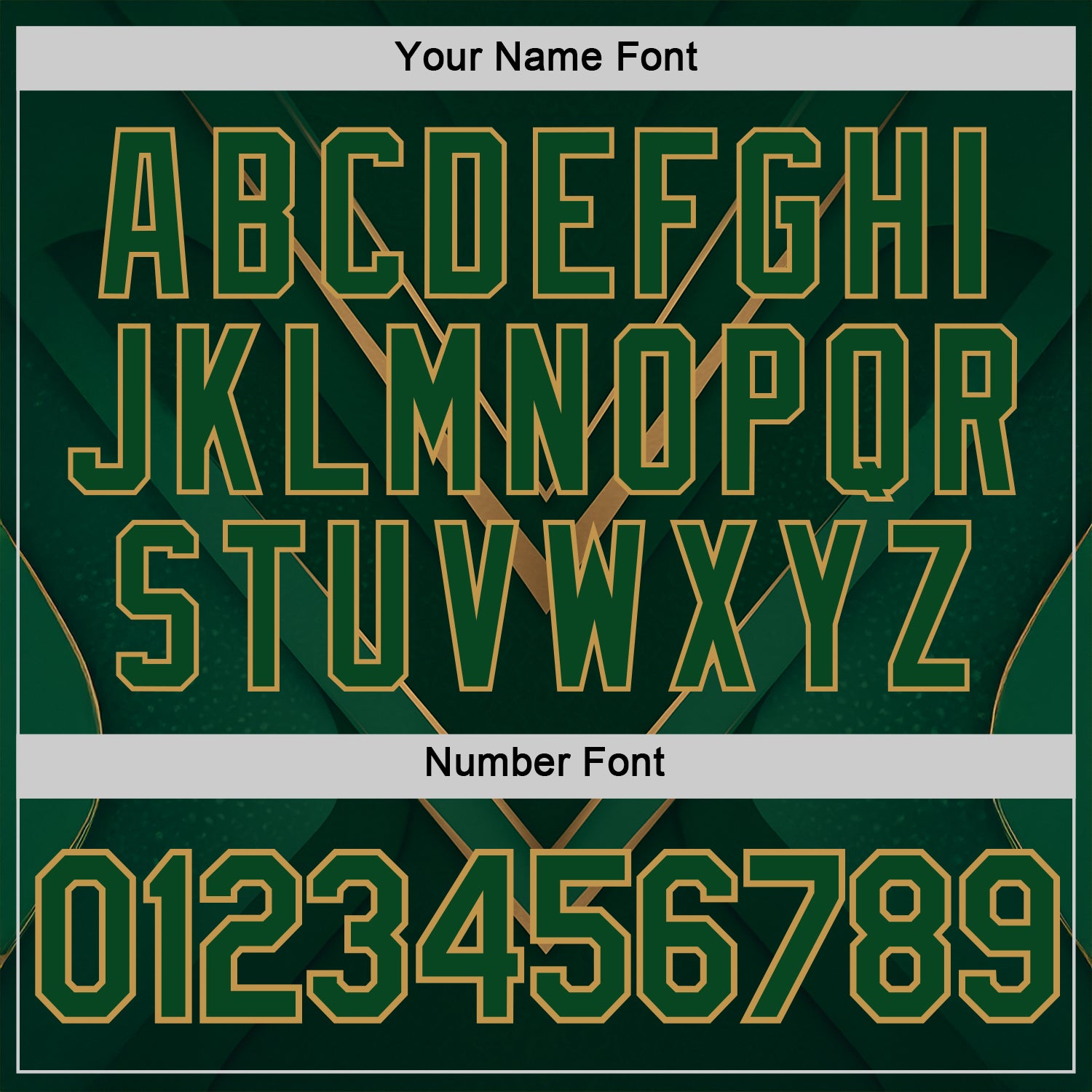 Custom Green Old Gold 3D Pattern Design Mexico Africa Sport Wear Performance T-Shirt