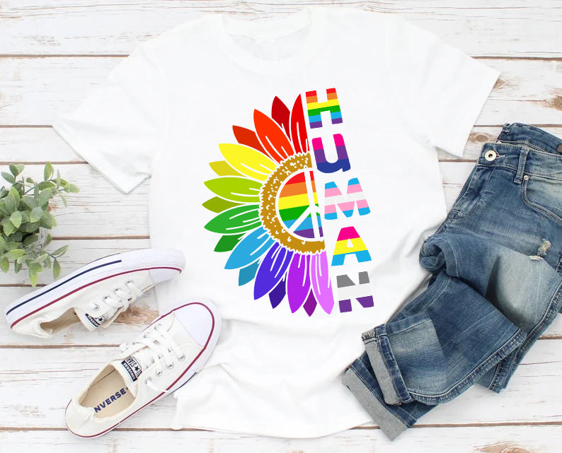 Human Rainbow LGBT T-Shirt