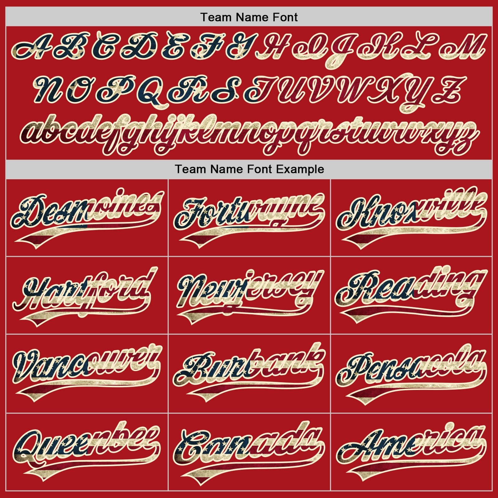 Custom Red Vintage USA Flag-Cream Authentic Baseball Jersey