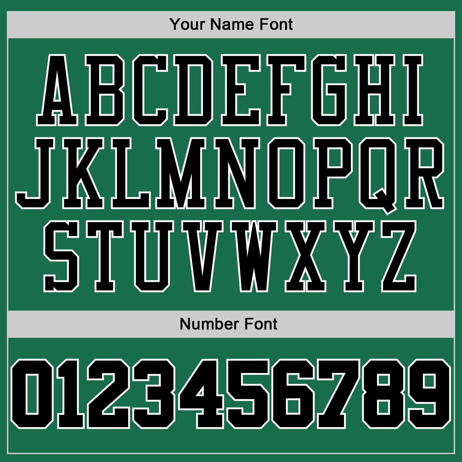 Custom Kelly Green Black-White Performance T-Shirt
