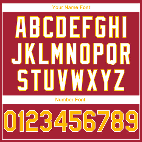 Custom Red Gold-White Christmas 3D Authentic Baseball Jersey