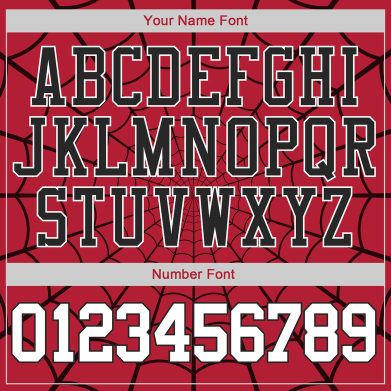 Custom Stitched Red White-Black 3D Pattern Design Spider Sports Pullover Sweatshirt Hoodie